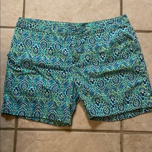 Printed Cotton Shorts